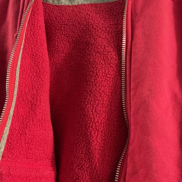 Nike pink zip up athletic hoodie jacket small petite - Picture 3 of 4